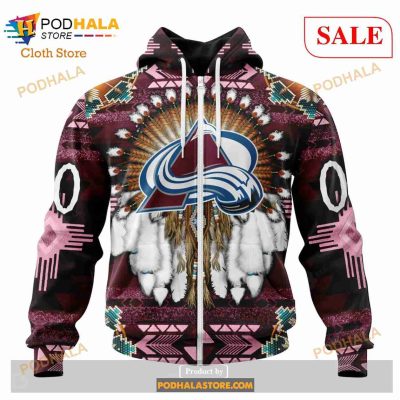 Custom Colorado Avalanche Native Costume Sweatshirt NHL Hoodie 3D