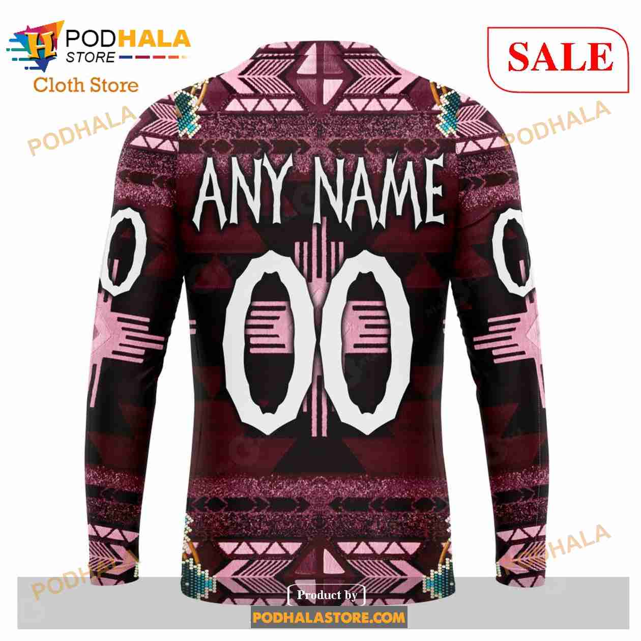 Custom Colorado Avalanche Native Costume Sweatshirt NHL Hoodie 3D Custom Colorado Avalanche Native Costume Sweatshirt NHL Hoodie 3D