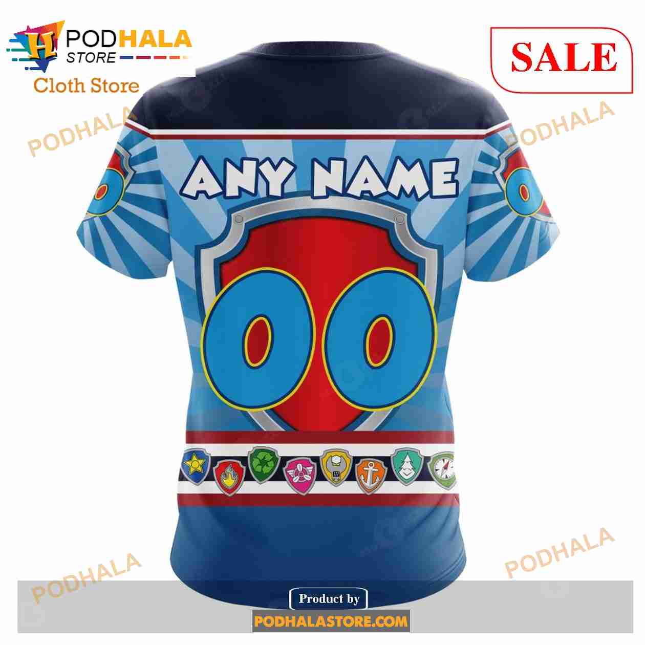 Custom Colorado Avalanche Paw Patrol Sweatshirt NHL Hoodie 3D Custom Colorado Avalanche Paw Patrol Sweatshirt NHL Hoodie 3D