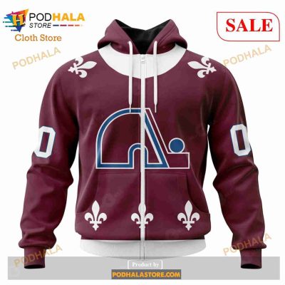 Custom Colorado Avalanche Unisex Retro Concepts Sweatshirt NHL Hoodie 3D