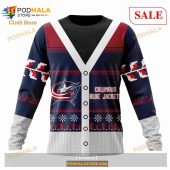 Custom Columbus Blue Jackets Chrismas Season Sweatshirt Nhl Hoodie 3d 4.jpg - demo10