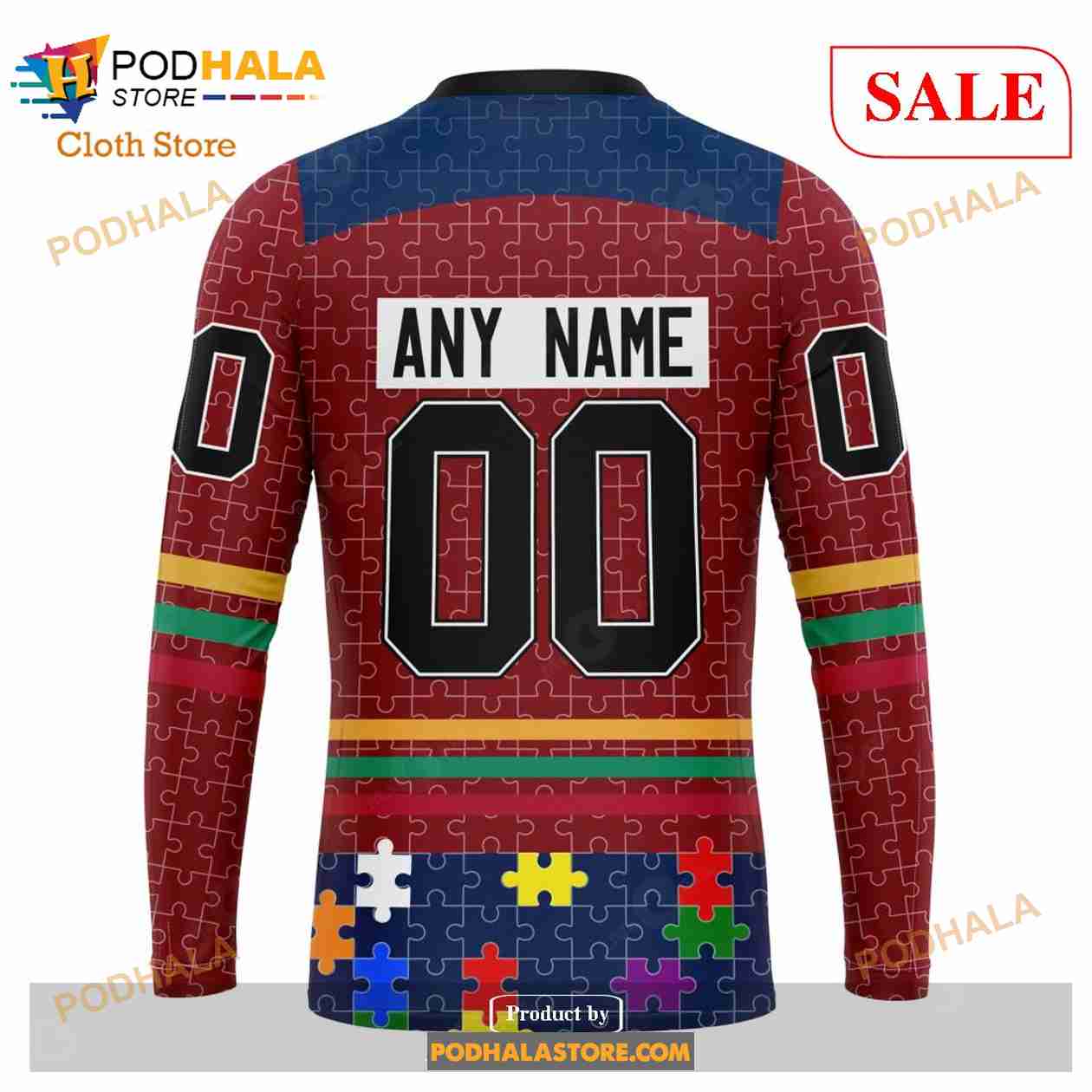 Custom Columbus Blue Jackets Fearless Aganst Autism Sweatshirt NHL Hoodie 3D Custom Columbus Blue Jackets Fearless Aganst Autism Sweatshirt NHL Hoodie 3D
