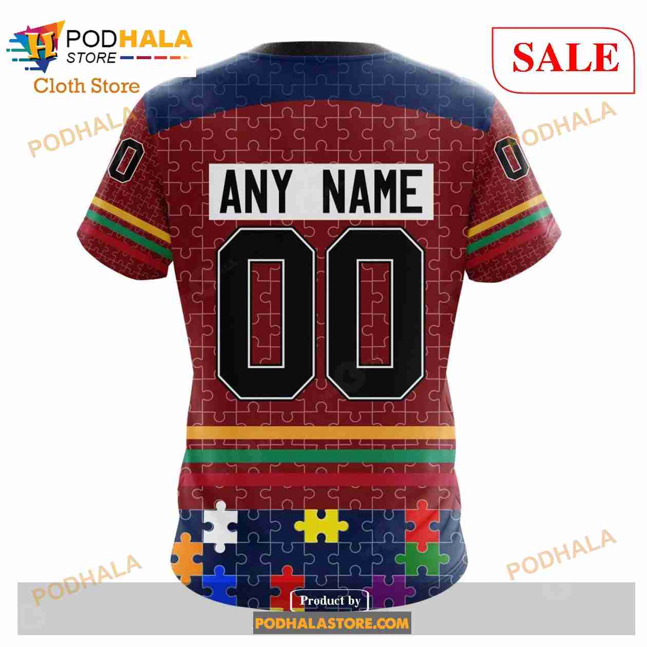 Custom Columbus Blue Jackets Fearless Aganst Autism Sweatshirt NHL Hoodie 3D Custom Columbus Blue Jackets Fearless Aganst Autism Sweatshirt NHL Hoodie 3D