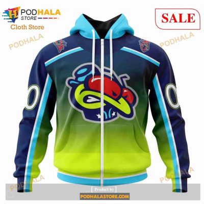 Custom Columbus Blue Jackets Retro Gradient Design Sweatshirt NHL Hoodie 3D