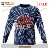 Custom Columbus Blue Jackets Retro Vintage Tie Dye Sweatshirt Nhl Hoodie 3d 4.jpg - demo10