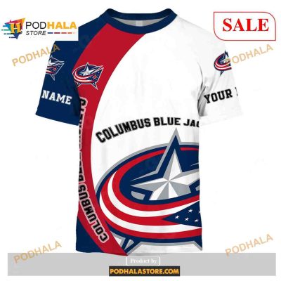 Custom Columbus Blue Jackets Sweatshirt NHL Hoodie 3D, You laugh I Laugh You Cry I Cry