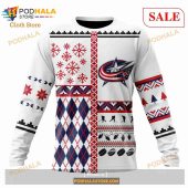 Custom Columbus Blue Jackets Unisex Christmas Sweatshirt Nhl Hoodie 3d 4.jpg - demo10