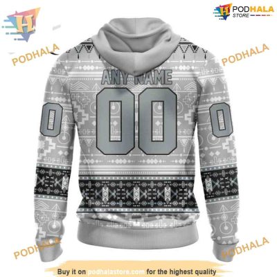 Custom Customized Native Design NHL Los Angeles Kings Hoodie 3D