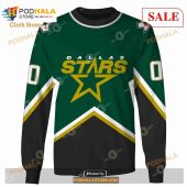Custom Dallas Stars 1999 Throwback Vintage Nhl Away Sweatshirt Hoodie 3d 3.jpg - demo10