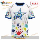 Custom Dallas Stars Autism Awareness Design Sweatshirt Nhl Hoodie 3d 6.jpg - demo10