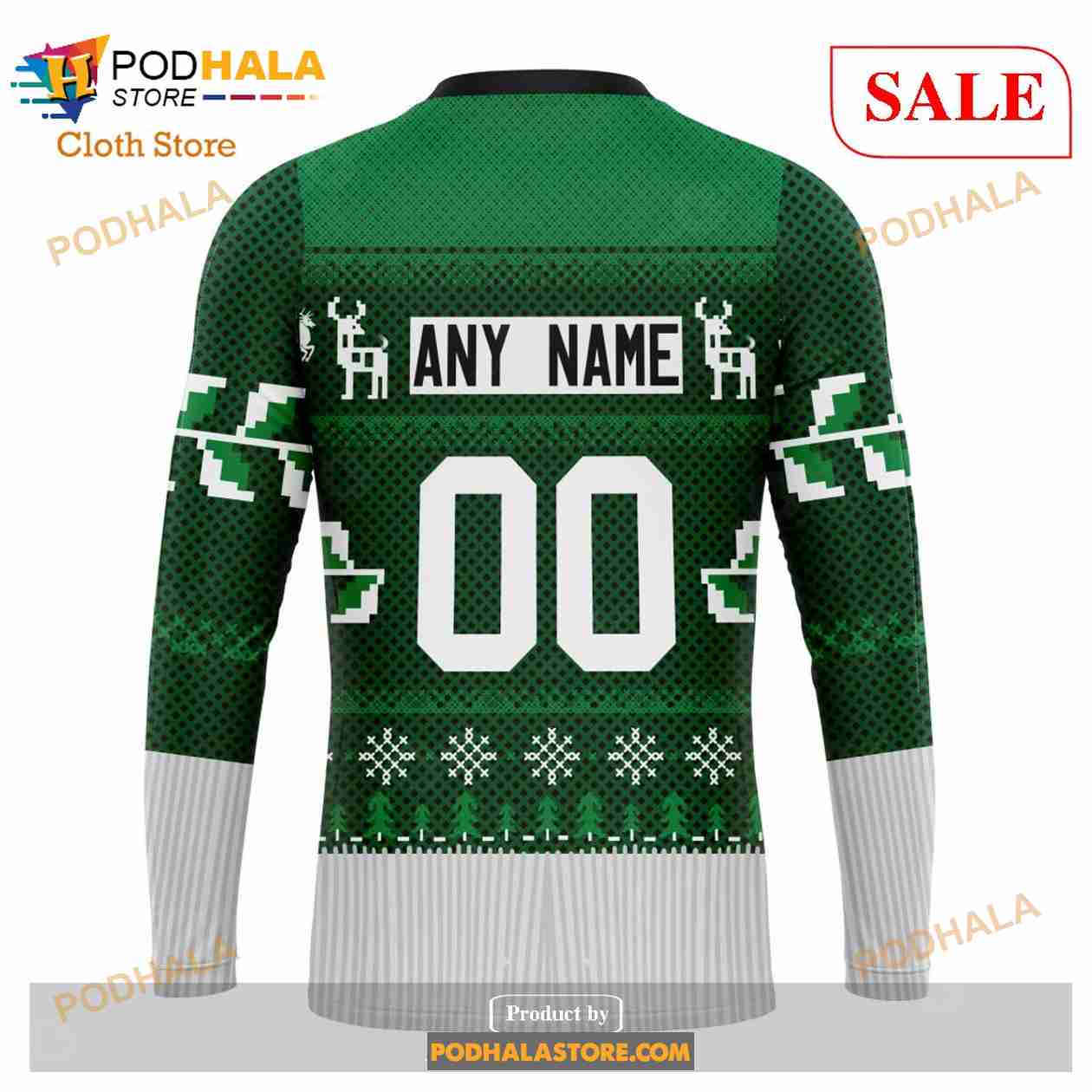 Custom Dallas Stars Chrismas Season Sweatshirt NHL Hoodie 3D Custom Dallas Stars Chrismas Season Sweatshirt NHL Hoodie 3D