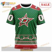 Custom Dallas Stars Christmas Apparel Sweatshirt Nhl Hoodie 3d 6.jpg - demo10