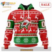 Custom Dallas Stars Christmas Unisex Shirt Sweatshirt Nhl Hoodie 3d 1.jpg - demo10
