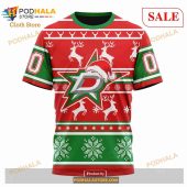 Custom Dallas Stars Christmas Unisex Shirt Sweatshirt Nhl Hoodie 3d 6.jpg - demo10