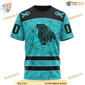Custom Design Fight Ovarian Cancer Nhl Chicago Blackhawks Hoodie 3d 3.jpg - demo10