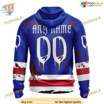 Custom Design For Halloween NHL New York Rangers Hoodie 3D