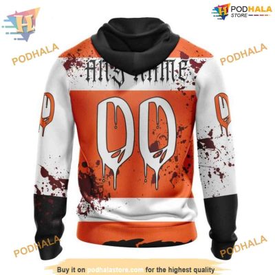 Custom Design For Halloween NHL Philadelphia Flyers Hoodie 3D