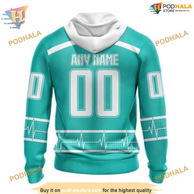 Custom Design Honoring Healthcare Heroes NHL Colorado Avalanche Hoodie 3D