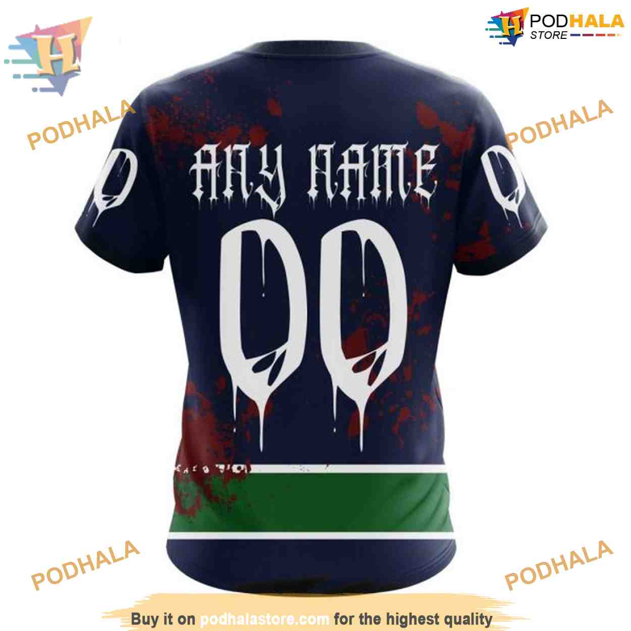 Custom Design Jersey With Your Ribs For Halloween NHL Vancouver Canucks Hoodie 3D Custom Design Jersey With Your Ribs For Halloween NHL Vancouver Canucks Hoodie 3D