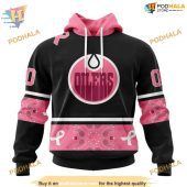 Custom Design Pink Breast Cancer Nhl Edmonton Oilers Hoodie 3d 1.jpg - demo10