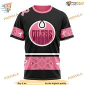Custom Design Pink Breast Cancer Nhl Edmonton Oilers Hoodie 3d 3.jpg - demo10