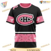 Custom Design Pink Breast Cancer Nhl Montreal Canadiens Hoodie 3d 3.jpg - demo10