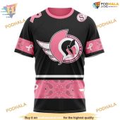 Custom Design Pink Breast Cancer Nhl Ottawa Senators Hoodie 3d 3.jpg - demo10