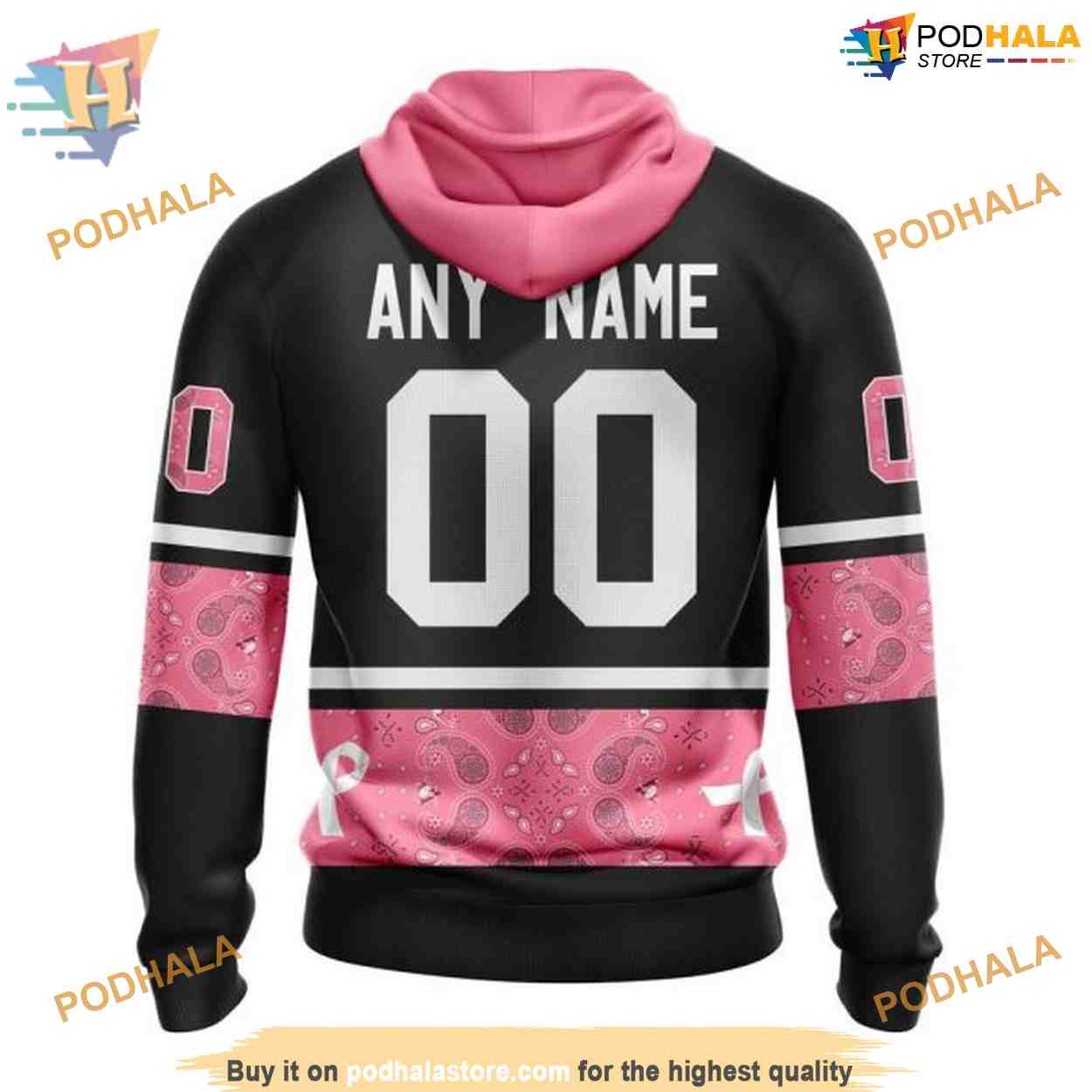 Custom Design PINK BREAST CANCER NHL Pittsburgh Penguins Hoodie 3D Custom Design PINK BREAST CANCER NHL Pittsburgh Penguins Hoodie 3D
