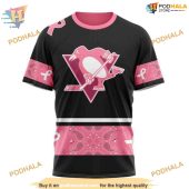 Custom Design Pink Breast Cancer Nhl Pittsburgh Penguins Hoodie 3d 3.jpg - demo10