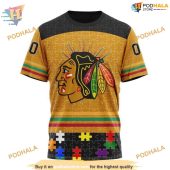 Custom Design With Fearless Aganst Autism Concept Nhl Chicago Blackhawks Hoodie 3d 3.jpg - demo10