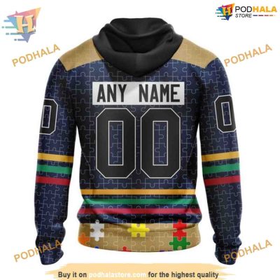 Custom Design With Fearless Aganst Autism Concept NHL Florida Panthers Hoodie 3D