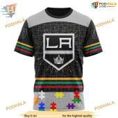 Custom Design With Fearless Aganst Autism Concept Nhl Los Angeles Kings Hoodie 3d 3.jpg - demo10