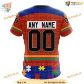 Custom Design With Fearless Aganst Autism Concept Nhl New York Islanders Hoodie 3d 4.jpg - demo10