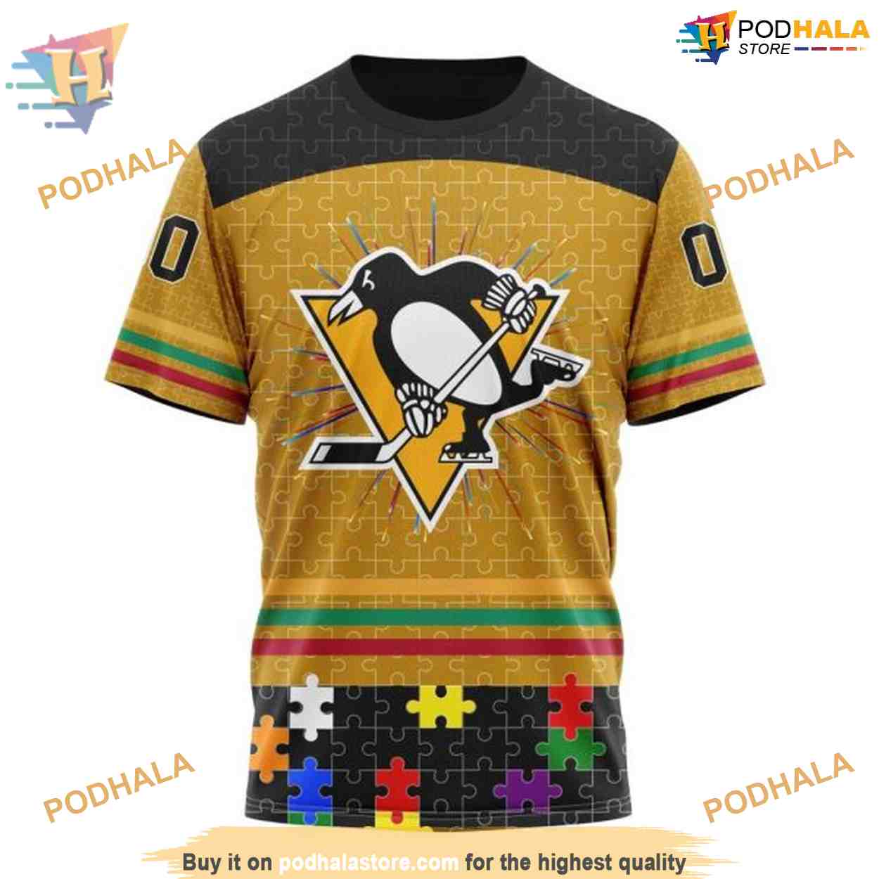 Custom Design With Fearless Aganst Autism Concept NHL Pittsburgh Penguins Hoodie 3D Custom Design With Fearless Aganst Autism Concept NHL Pittsburgh Penguins Hoodie 3D