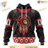 Custom Design With Native Pattern Full Printed Nhl Ottawa Senators Hoodie 3d 1.jpg - demo10