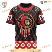Custom Design With Native Pattern Full Printed Nhl Ottawa Senators Hoodie 3d 3.jpg - demo10