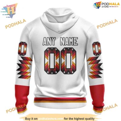 Custom Design With Native Pattern NHL Chicago Blackhawks Hoodie 3D