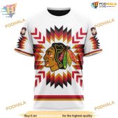 Custom Design With Native Pattern Nhl Chicago Blackhawks Hoodie 3d 3.jpg - demo10