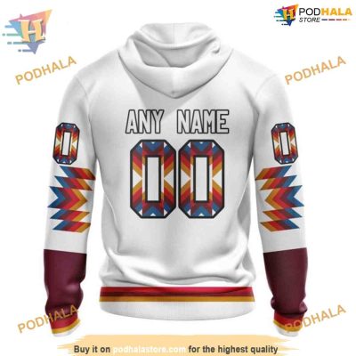 Custom Design With Native Pattern NHL Colorado Avalanche Hoodie 3D Sweatshirt