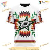 Custom Design With Native Pattern Nhl Dallas Stars Hoodie 3d Shirt 3.jpg - demo10