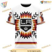 Custom Design With Native Pattern Nhl Los Angeles Kings Hoodie 3d 3.jpg - demo10