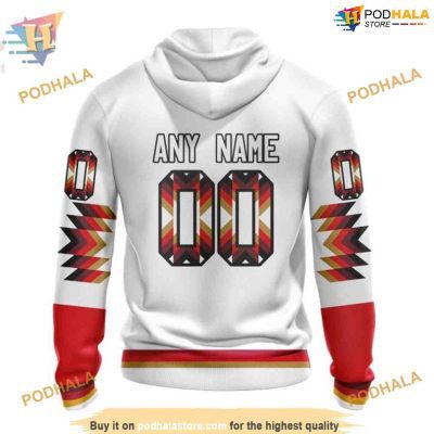 Custom Design With Native Pattern NHL Ottawa Senators Hoodie 3D