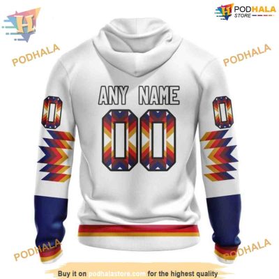 Custom Design With Native Pattern NHL Tampa Bay Lightning Hoodie 3D