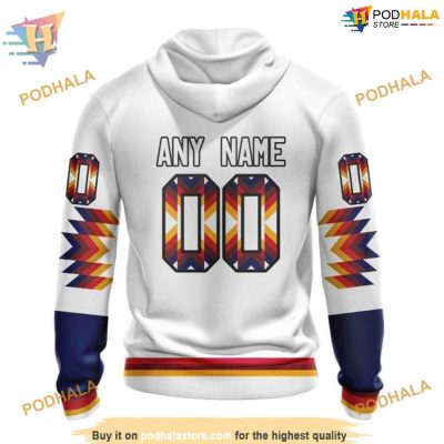 Custom Design With Native Pattern NHL Vancouver Canucks Hoodie 3D