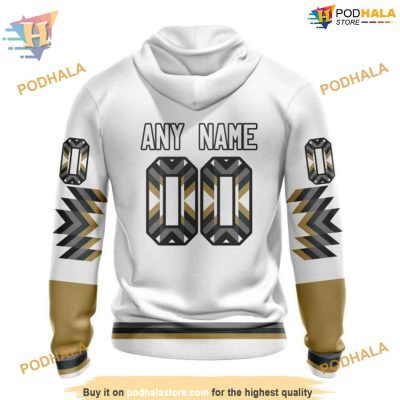 Custom Design With Native Pattern NHL Vegas Golden Knights Hoodie 3D