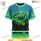 Custom Design With Northern Lights Nhl Minnesota Wild Hoodie 3d 3.jpg - demo10