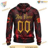 Custom Design With Skull Art Nhl Calgary Flames Hoodie 3d Sweatshirt 2.jpg - demo10