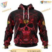 Custom Design With Skull Art Nhl Chicago Blackhawks Hoodie 3d 1.jpg - demo10