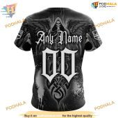Custom Design With Skull Art Nhl Los Angeles Kings Hoodie 3d 4.jpg - demo10