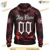 Custom Design With Skull Art Nhl Montreal Canadiens Hoodie 3d 2.jpg - demo10